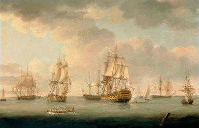 السفن الحربية البريطانية في Spithead بواسطة توماس إليوت