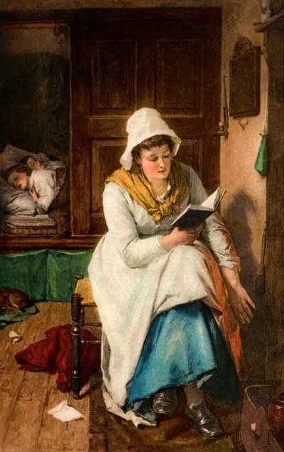 "عندما ينام الأطفال" ، 1908-1909 بواسطة توماس فايد