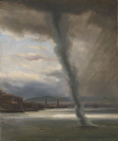 A Waterspout على خليج نابولي بواسطة توماس فيرنلي