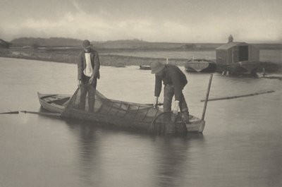 رفع شبكة ثعبان البحر، 1886 (صورة) بواسطة توماس فريدريك جودال