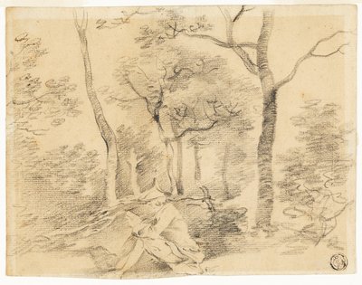 رسم غينزبورو في وودز بواسطة توماس غينزبورو