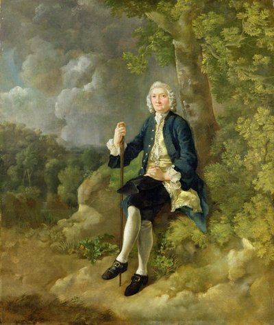 السيد كلايتون جونز ، 1744-45 (زيت على قماش) بواسطة توماس غينزبورو