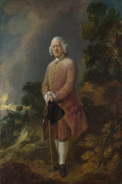 صورة للدكتور رالف شومبيرج 1714-1792 ، كاليفورنيا. بواسطة توماس غينزبورو