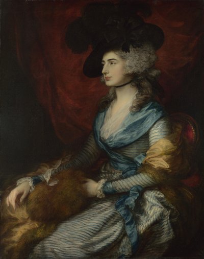 صورة لسارة سيدونز ، 1785 بواسطة توماس غينزبورو