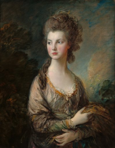العسل. السيدة توماس جراهام ، ج. 1775-77 (زيت على قماش) بواسطة توماس غينزبورو