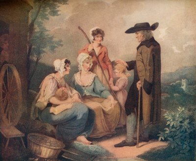 باب الكوخ ، c1791 بواسطة توماس Gaugain