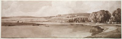 مجموعة مختارة من عشرين من أكثر المناظر الخلابة في باريس: منظر لـ Belle Vue & Pont de Sêve ، 1802 بواسطة توماس غيرتين