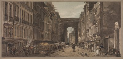 مجموعة مختارة من عشرين من أكثر المناظر الخلابة في باريس: منظر لبوابة سانت دينيس ... ، 1803 بواسطة توماس غيرتين