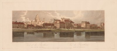 مجموعة مختارة من عشرين من أكثر المناظر الخلابة في باريس: منظر للبانثيون ... ، 1803. بواسطة توماس غيرتين