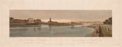 مجموعة مختارة من عشرين من أكثر المناظر الخلابة في باريس: منظر لقرية Chaillot ، مأخوذة من Pont de la Concorde بواسطة فريدريك كريستيان لويس