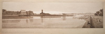 مجموعة مختارة من عشرين من أكثر المناظر الخلابة في باريس: منظر لقرية Chaillot ، & c مأخوذ من Pont de la Concorde بواسطة فريدريك كريستيان لويس