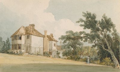 كونتري هاوس ، c.1797 (مرحاض بالقلم والحبر فوق الجرافيت على الورق) بواسطة توماس غيرتين