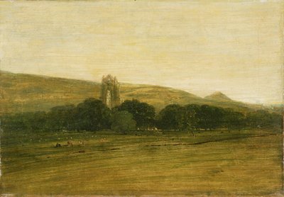 Guisborough Priory، c 1801-02 (زيت على قماش) بواسطة توماس غيرتين