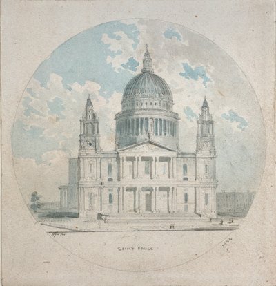 كاتدرائية القديس بولس ، c1790 بواسطة توماس غيرتين