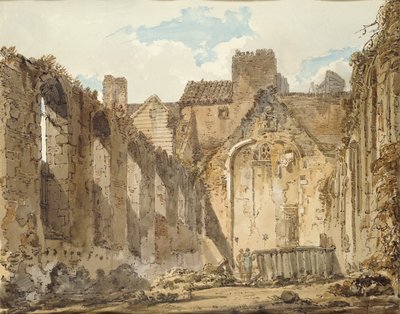 أنقاض الكنيسة الصغيرة في قصر سافوي ، لندن ، 1795-1796 بواسطة توماس غيرتين