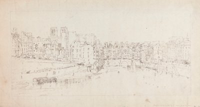 منظر بونت سانت ميشيل من Pont Neuf بواسطة توماس غيرتين