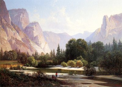 Piute Indian Camp ، يوسمايت ، 1890 بواسطة توماس هيل