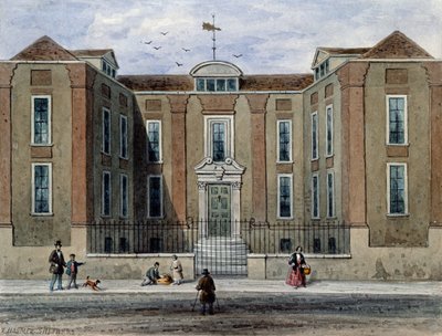 قصر قديم ، يسمى بيتشيت هول ، الجانب الجنوبي من شارع سانت ، جنوبا ، 1828 بواسطة توماس هوسمر شيبرد