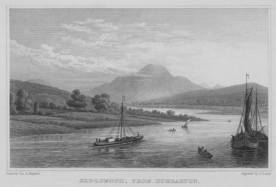 Ben-Lomond, from Dumbarton (engraving) بواسطة توماس هوسمر شيبرد