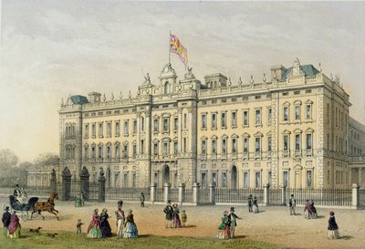 قصر باكنغهام ، نقش عليه Bachelier ، حانة. 1854 بواسطة توماس هوسمر شيبرد