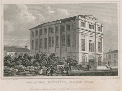 المباني في Highfield على طريق Camden بواسطة توماس هوسمر شيبرد