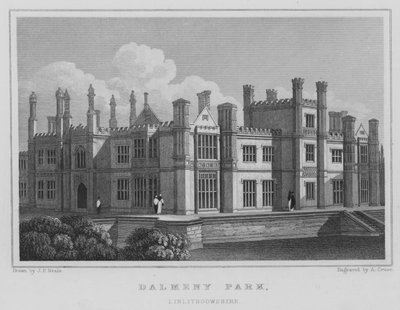 Dalmeny Park ، Linlithgowshire (نقش) بواسطة توماس هوسمر شيبرد
