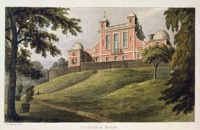 فلامستيد هاوس ، من "مستودع الفنون" التابع لأكرمان ، تم نشره عام 1826 بواسطة توماس هوسمر شيبرد