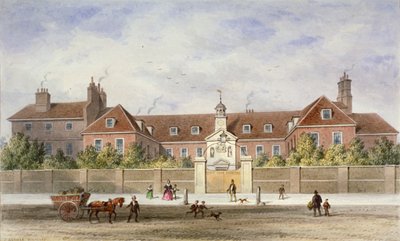 مستشفى غراي كوت ، توثيل فيلدز ، وستمنستر ، لندن ، c1840 بواسطة توماس هوسمر شيبرد