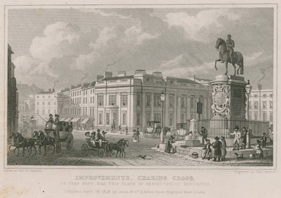 Improvements to Charing Cross (engraving) بواسطة توماس هوسمر شيبرد
