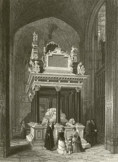 قبر الملكة اليزابيث بواسطة Thomas Hosmer Shepherd