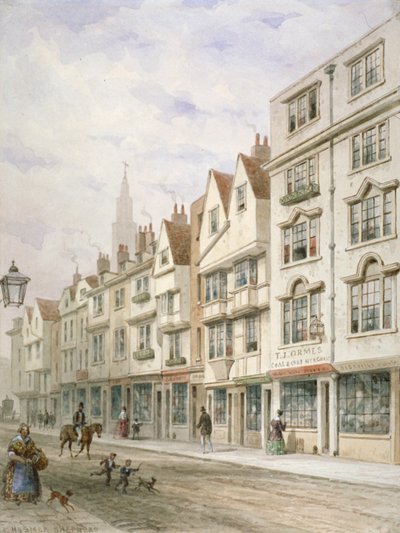 شارع ويتش ، وستمنستر ، لندن ، c1850 بواسطة توماس هوسمر شيبرد