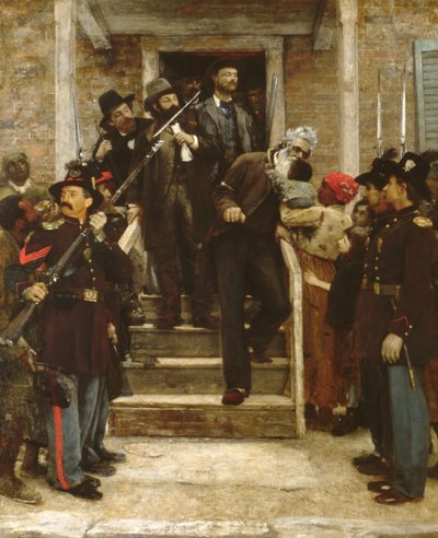اللحظات الأخيرة لجون براون ، 1882-1884. بواسطة توماس هوفيندين