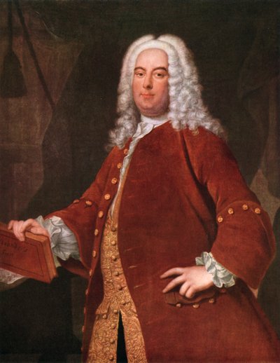 جورج فريدريك هاندل ، 1685-1759 ، ملحن ألماني ، c1750s. بواسطة توماس هدسون