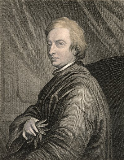 صورة لجون درايدن (1631-1700) محفورة من قبل حانة تشارلز إدوارد واجستاف (مواليد 1808). بقلم ويليام ماكنزي بواسطة توماس هدسون