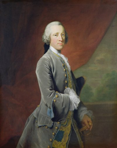 William Cavendish, 4th Duke of Devonshire (oil on canvas) بواسطة توماس هدسون