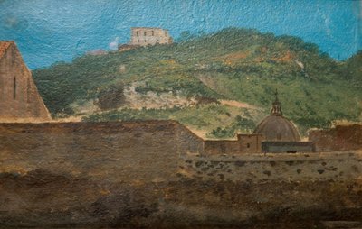 قمة تل بالقرب من نابولي ، 1782. بواسطة توماس جونز