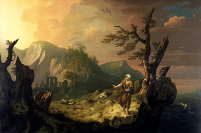 "الشاعر" ، 1774 بواسطة توماس جونز