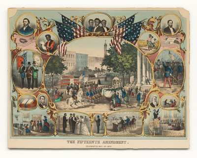 التعديل الخامس عشر. احتفل في 19 مايو 1870. بواسطة حشيشة الملاك (Attr. To) Kauffmann