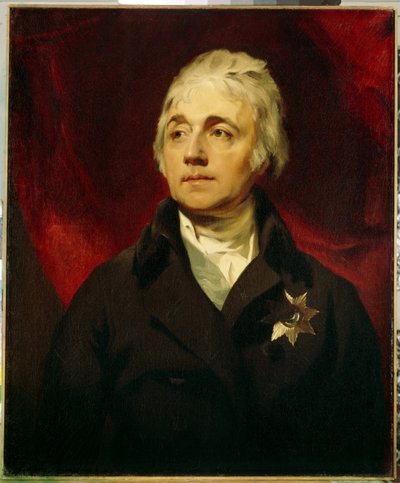 صورة للكونت سيميون رومانوفيتش فورونتسوف (1744-1832) (صورة للكونت سيميون رومانوفيتش فورونتسوف). لوحة للسير توماس لورانس (1769-1830) ، زيت على قماش. الفن الإنجليزي ، أواخر القرن الثامن عشر وأوائل القرن التاسع عشر ، الرومانسية. متحف الأرميتاج ، سانت بطرسبرغ. بواسطة توماس لورانس