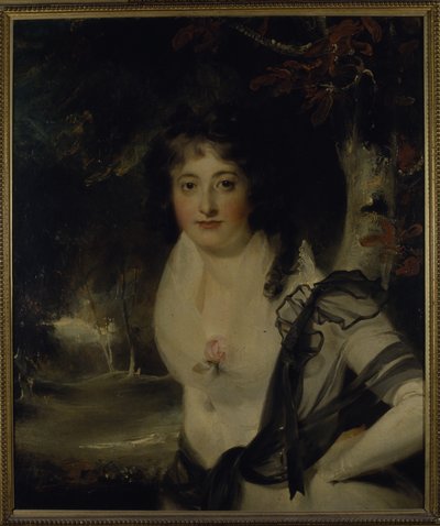 Portrait of Lady Charlotte Bentinck, c.1790-1830 (oil on canvas) بواسطة توماس لورانس