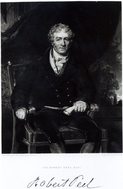 صورة للسيد روبرت بيل (1788-1850) ، نقشها هـ ، روبنسون (نقش) (وزن صورة) بواسطة توماس لورانس