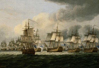 معركة دوجربانك ، 5 أغسطس 1781 ، 1834 بواسطة توماس لوني