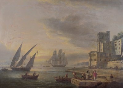 خليج نابولي من Posillipo ، c.1829 بواسطة توماس لوني