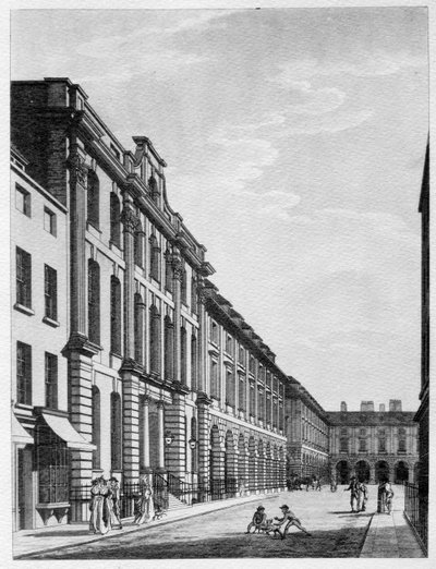 كوفنت جاردن ، 1796 بواسطة توماس مالتون جنر.
