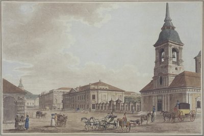 شارع لايتيني في سانت بطرسبرغ ، 1790 بواسطة توماس مالتون الأكبر