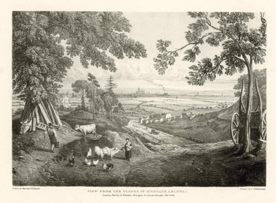 منظر من منحدرات Highgate Archway بواسطة توماس مان باينز