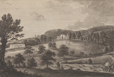 منظر للنزل في ساوث بارك ، بالقرب من بينشرست في مقاطعة كينت ، من H ... ، 1777-90. بواسطة توماس ميلتون