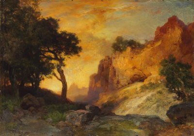الوادي الجانبي ، جراند كانيون ، أريزونا ، 1905 بواسطة توماس موران