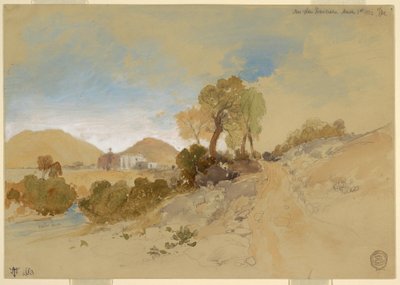 رسم، بالقرب من سان فرانسيسكو، المكسيك، 1 مارس 1883 بواسطة توماس موران