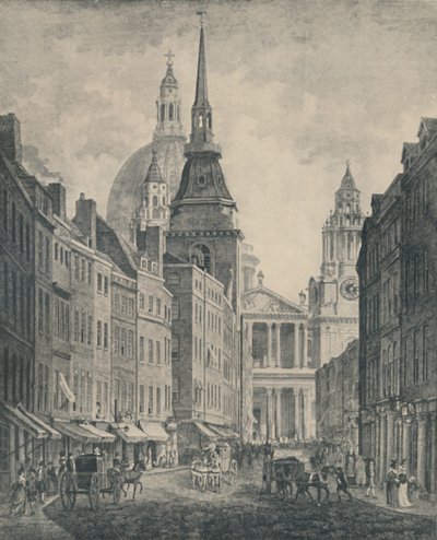 "التسوق في شارع Ludgate ، 1795" ، 1920 بواسطة توماس موريس